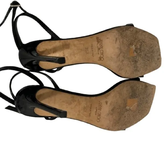 Jimmy Choo Patent Leather Sandal (Size 36.5)
