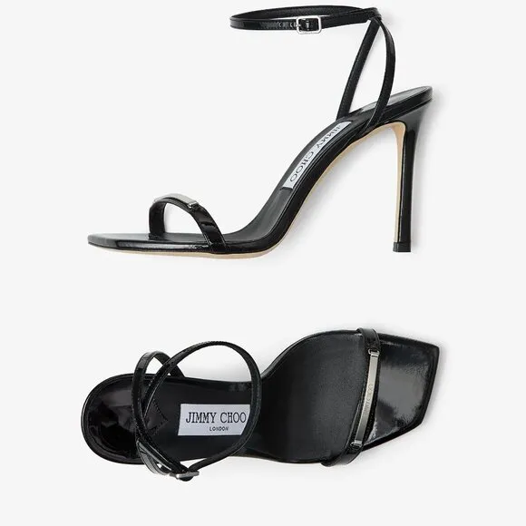 Jimmy Choo Patent Leather Sandal (Size 36.5)