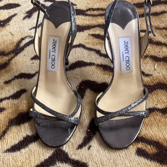 Jimmy Choo Women's Black Strappy Sandals