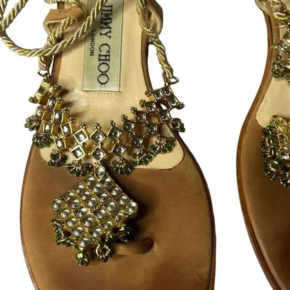 Jimmy Choo Jeweled Sandals