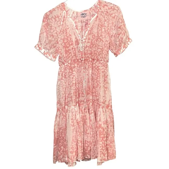 Johnny Was x Amanda Bond Camille Boho Chic Midi Dress, Size M/L
