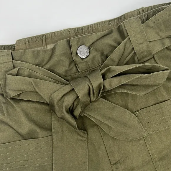 Johnny Was ZOLA POPLIN SHORT Vintage Green