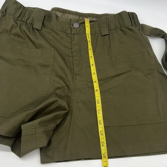 Johnny Was ZOLA POPLIN SHORT Vintage Green