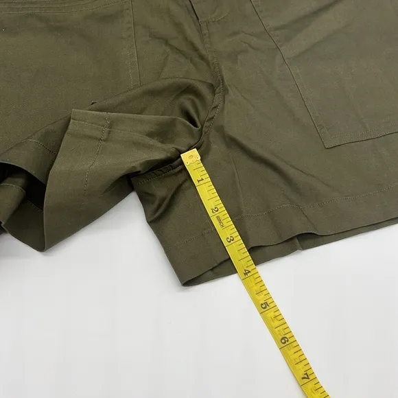 Johnny Was ZOLA POPLIN SHORT Vintage Green