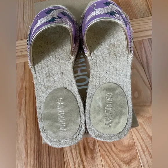 Johnny Was✨Crane Espadrille Slip On Sandals- Lilac