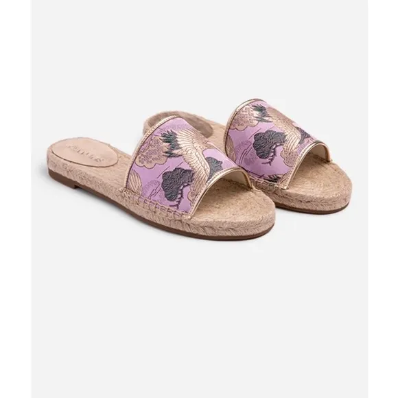 Johnny Was✨Crane Espadrille Slip On Sandals- Lilac