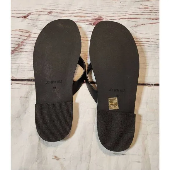 Johnny Was Dragona Sandals Size 10 NWOB