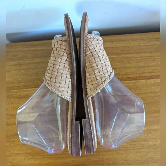 Joie Braided Leather Slip-On Mule Sandals sz 8 EUC