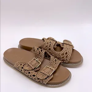 Joie fisherman rope brown cushion sandals size 8 womens