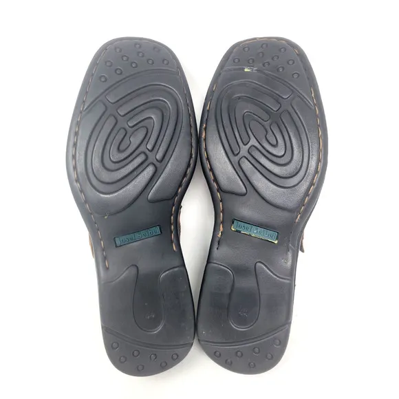 Josef Seibel 1/2&quot; Left Lift Build Up Sandals - Men's Sz 11 Leather Dress Shoes