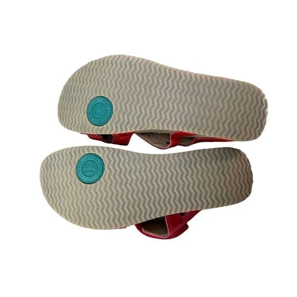 Josef Seibel az 40 Slip On Tonga Sandals Red