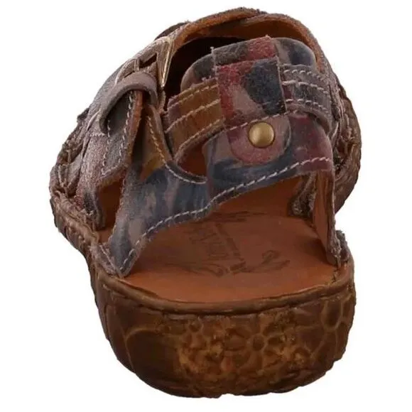 JOSEF SEIBEL Women's Closed Toe Stitch Fisherman Sandal Shoes Size Us 5.5 EU36‎