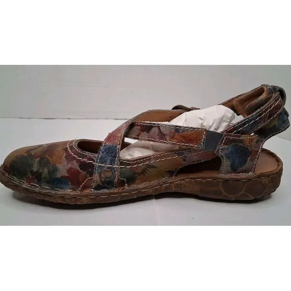 JOSEF SEIBEL Women's Closed Toe Stitch Fisherman Sandal Shoes Size Us 5.5 EU36‎