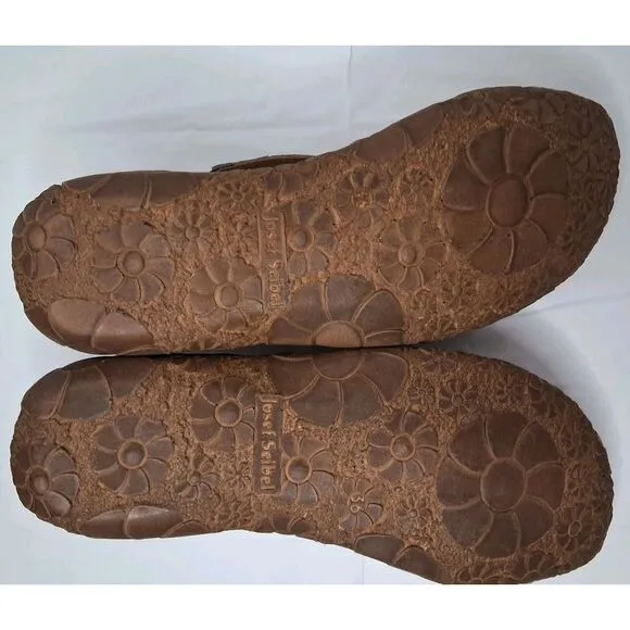JOSEF SEIBEL Women's Closed Toe Stitch Fisherman Sandal Shoes Size Us 5.5 EU36‎