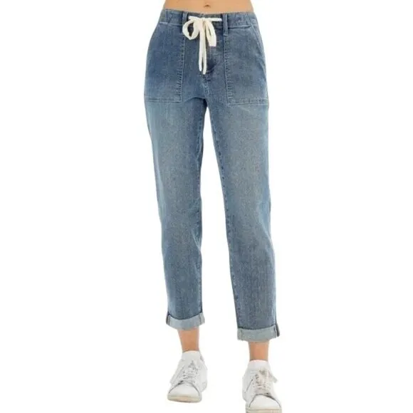Judy Blue High Waist Pull On Jogger Jeans Size 29