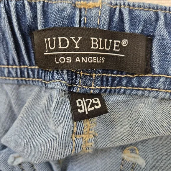 Judy Blue High Waist Pull On Jogger Jeans Size 29