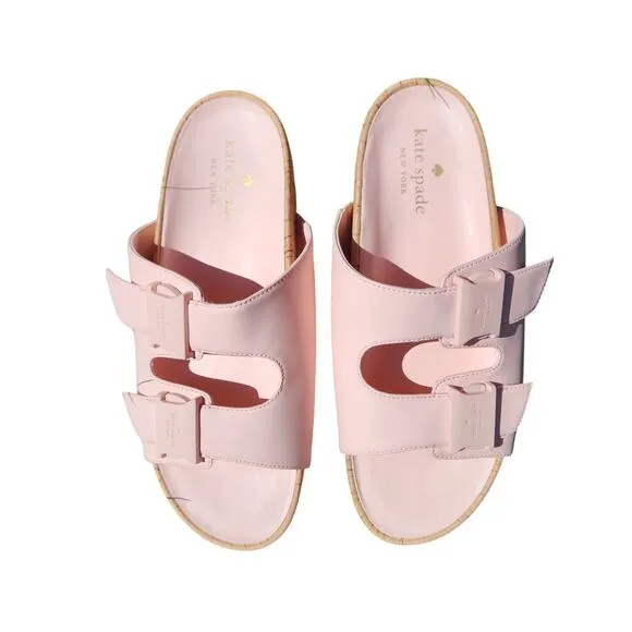 Kate Spade Becca Pink slip on slide sandals size 7
