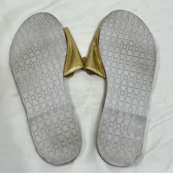 Kate Spade Izele Slide Sandals Flamingo and Palm Tree Size 10