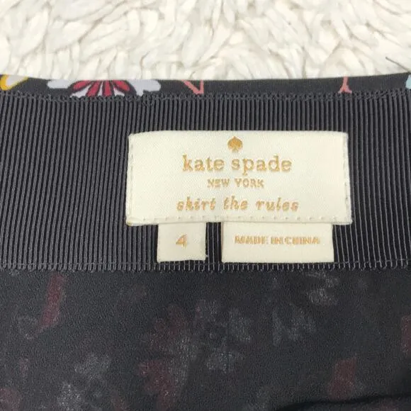 Kate Spade Mini Casa Floral Skirt Women’s Designer Vacation Wedding Guest Garden