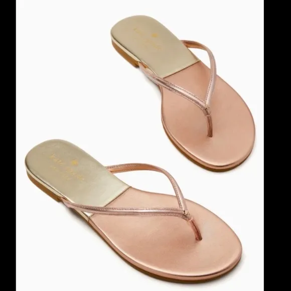 Kate Spade Rose Gold Women's Sandals Size 7