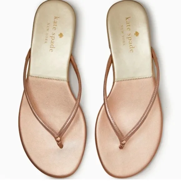 Kate Spade Rose Gold Women's Sandals Size 7
