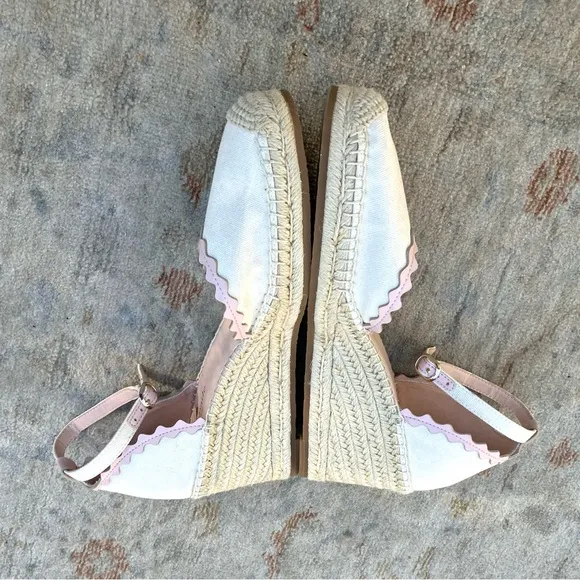 Kate Spade Thea Wedge Espadrille Sandals Sz 9