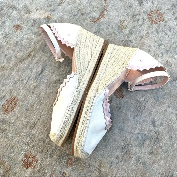 Kate Spade Thea Wedge Espadrille Sandals Sz 9