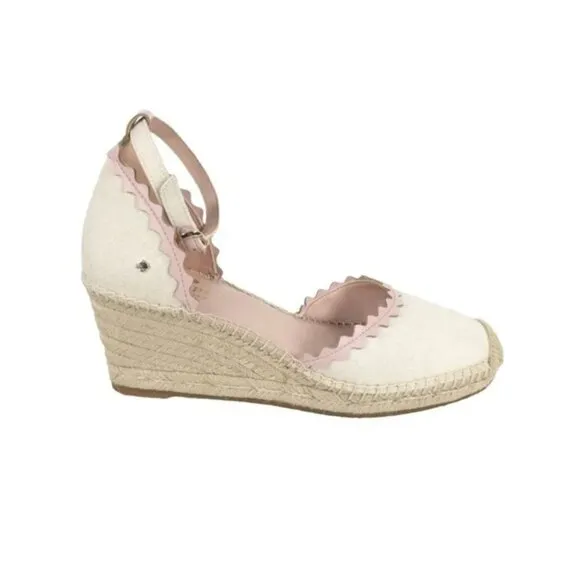 Kate Spade Thea Wedge Espadrille Sandals Sz 9