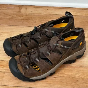 keen arroyo ii men’s hiking sandals size 14 brown