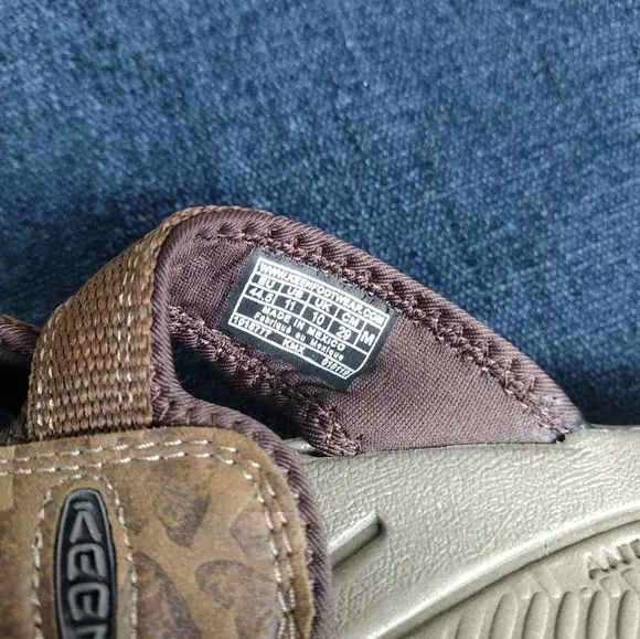 Keen Aruba II Brown Closed Toe Sandals Slides Slip On Hiking Mens Size 11 Shoe