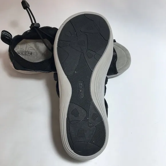 Keen Black Damaya Lattice Sandal Size 8.5