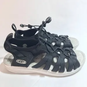 Keen Black Damaya Lattice Sandal Size 8.5