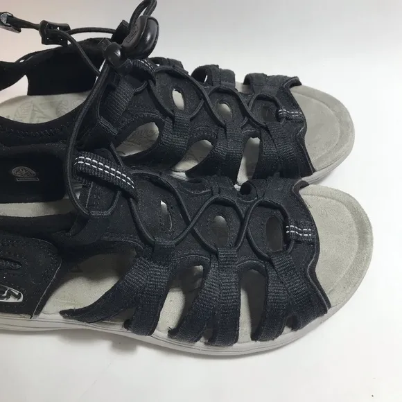 Keen Black Damaya Lattice Sandal Size 8.5