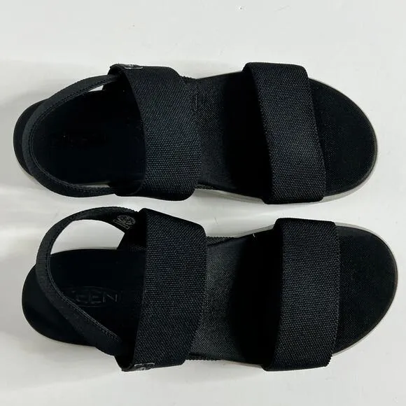 Keen Elle Backstrap Black Sandals Shoe Size 10.5