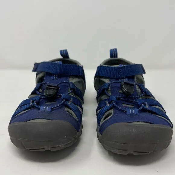 Keen Kids Toddler Size 2 CNX Seacamp II Trail Hiking Water Sport Sandals Blue