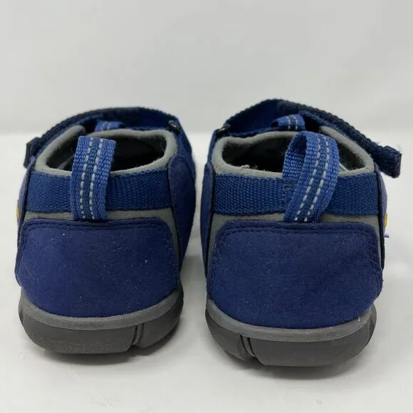 Keen Kids Toddler Size 2 CNX Seacamp II Trail Hiking Water Sport Sandals Blue