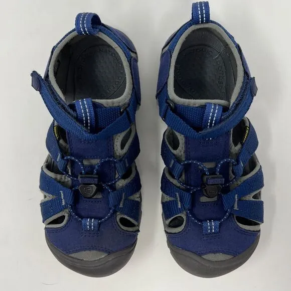 Keen Kids Toddler Size 2 CNX Seacamp II Trail Hiking Water Sport Sandals Blue
