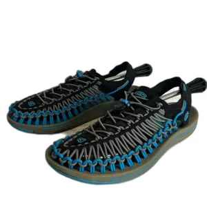 KEEN Men's Black/Blue Danube Trekking Hiking Uneek Sandals size 12