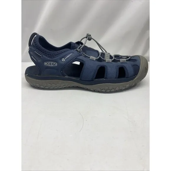 Keen Men’s SOLR Sandals Navy Blue Size 9  Closed Toe Hiking Pre-owned