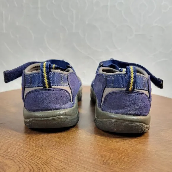 Keen Newport Boys H2 Sandals 7 Blue Depths Gargoyle Athletic Hiking