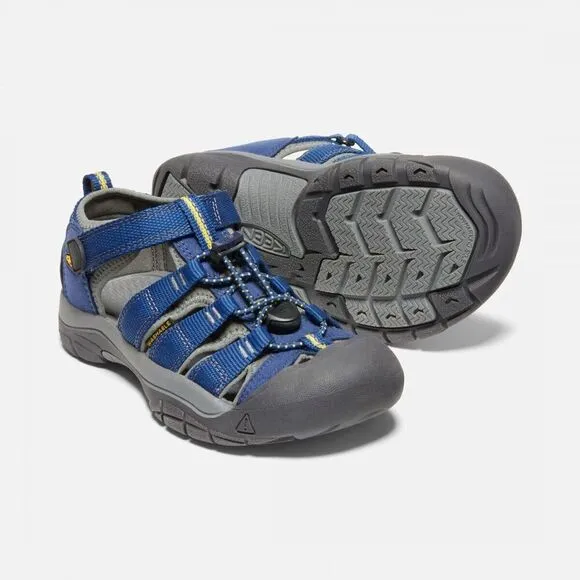 Keen Newport H2 1009938 Hiking Sandals Big Kids 3Y Blue Depths Gargoyle TF373