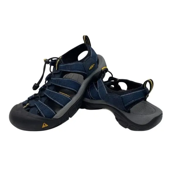 KEEN Newport H2 Sport Water Sandals Men 9.5 Navy Outdoor Athletic Resort Hiking