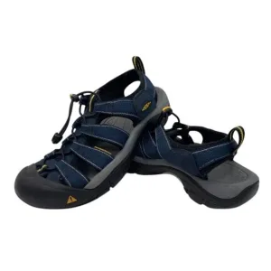 KEEN Newport H2 Sport Water Sandals Men 9.5 Navy Outdoor Athletic Resort Hiking