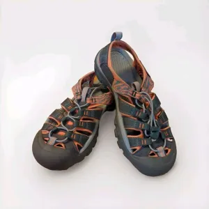 Keen Newport Hydro H2 Hiking Trail Shoe Sandals Womens 8 Coral Gray Closed Toe