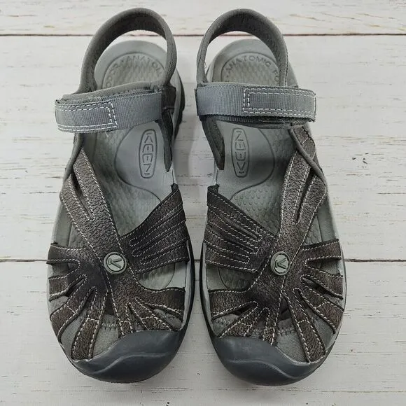 Keen Rose Sandals Womens 7 Gray Slingback‎ Closed Toe Sport Hiking 1016733