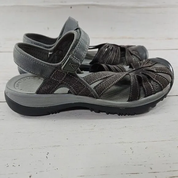 Keen Rose Sandals Womens 7 Gray Slingback‎ Closed Toe Sport Hiking 1016733