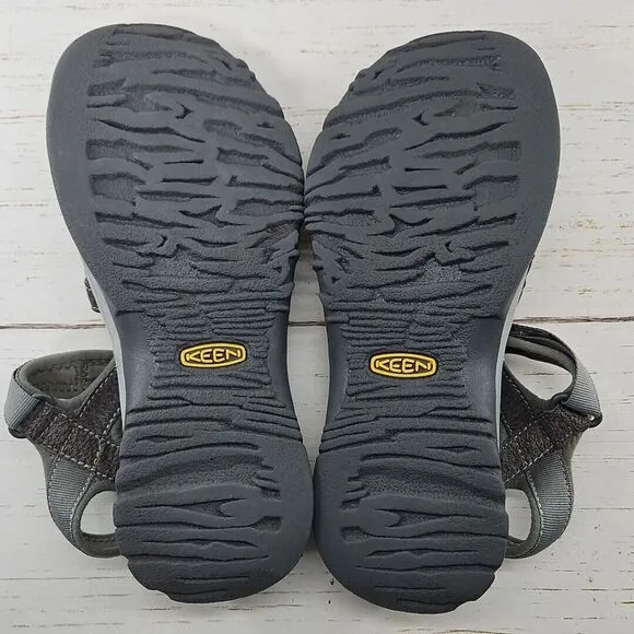 Keen Rose Sandals Womens 7 Gray Slingback‎ Closed Toe Sport Hiking 1016733