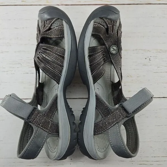 Keen Rose Sandals Womens 7 Gray Slingback‎ Closed Toe Sport Hiking 1016733