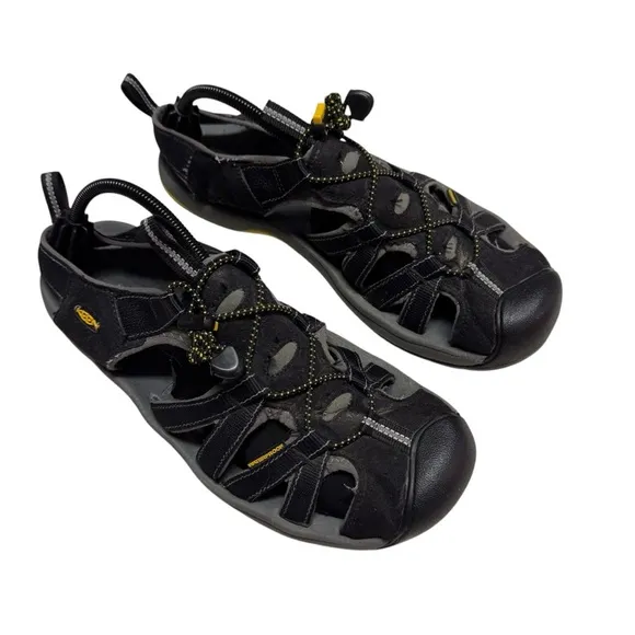 Keen Sandals Mens Kanyon WP Sports Slingback Fisherman Black Closed size 12