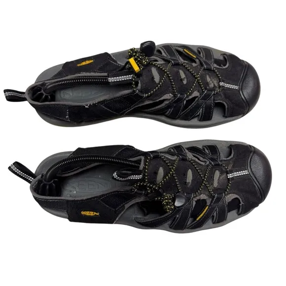 Keen Sandals Mens Kanyon WP Sports Slingback Fisherman Black Closed size 12